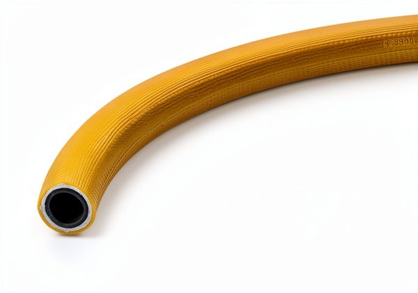 Kuriyama Kuri Tec A1661 Series PVC/Polyurethane Blend Reinforced Spray Hose, 600 psi, 300' Length x 3/4" ID, Yellow-0