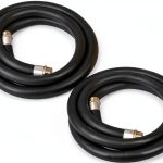 Apache 98108455 3/4" 12ft 60 PSI Fuel Transfer Hose - Black, 2 Pack-0