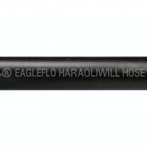 JGB Enterprises Eagle Hose Eagleflo Rubber Gasoline Dispensing Hose Assembly, 3/4" Chrome Plated Brass NPT Male Swivel, 150 psi Max Pressure, 15' Length, 3/4" ID x 1.13" OD-0