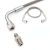 Stainless PTFE Hose YUXIVCNE 20in JIC‑4 & 1/4 NTP Adapter-2