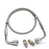 Stainless PTFE Hose YUXIVCNE 20in JIC‑4 & 1/4 NTP Adapter-1