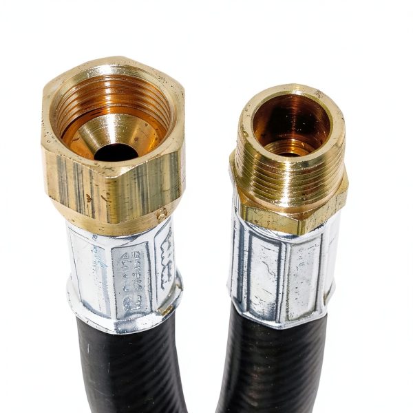 Flame King 60‑inch propane hose 3/8" ID with 1/2" Female Flare-6