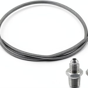 40 inch PTFE Hose by BTROVIA - JIC-4 or 1/4 inch NPT Male-0
