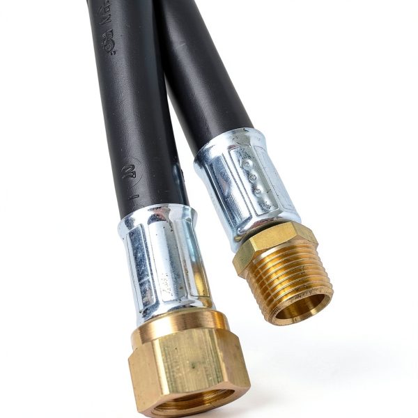 Flame King 60‑inch propane hose 3/8" ID with 1/2" Female Flare-5