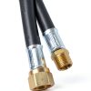 Flame King 96-inch Propane Plastic Hose Assembly 3/8" ID Female Flare-5