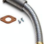 Justrite 11078 5/8" Flex Hose for Type II Safety Can - Steel, 9" Long-0