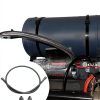 40 inch PTFE Hose by BTROVIA - JIC-4 or 1/4 inch NPT Male-5