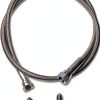 Stainless Steel PTFE Hose JXHONG 40in JIC-4 Female/1/4" NPT Male-0