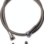Stainless Steel PTFE Hose JXHONG 40in JIC-4 Female/1/4" NPT Male-0