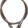 Stainless Steel PTFE Hose JXHONG 40in JIC-4 Female/1/4" NPT Male-1